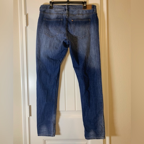 &Denim by H&M Boyfriend Low Waist Tapered Leg Denim Jeans l Size: 32/34 LIKE NEW - Picture 2 of 10